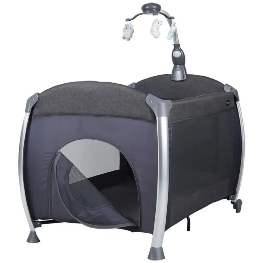 Prego 8060 Elegance Müzikli Işıklı Oyuncaklı Oyun Park 70X110 Cm Gri - 4