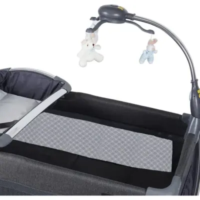 Prego 8060 Elegance Müzikli Işıklı Oyuncaklı Oyun Park 70X110 Cm Gri - 8