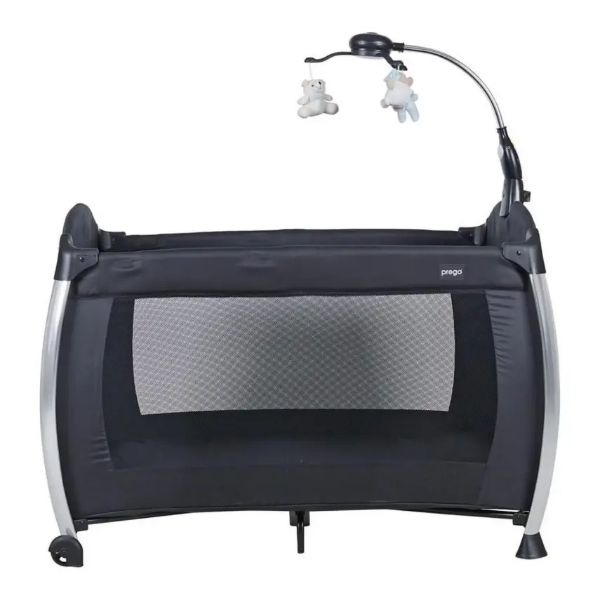 Prego 8060 Elegance Müzikli Işıklı Oyuncaklı Oyun Park 70x110 cm Siyah - 2