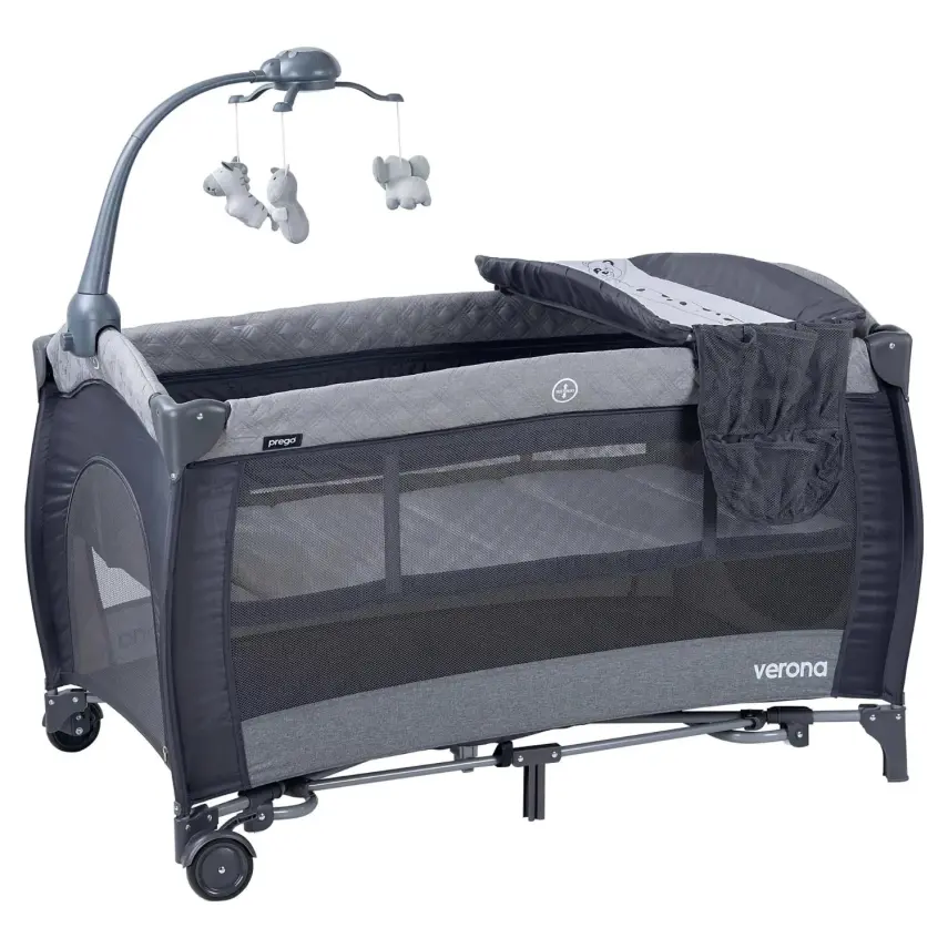 Prego 8065 Verona Oyun Parkı 70x120 cm Gri - 1