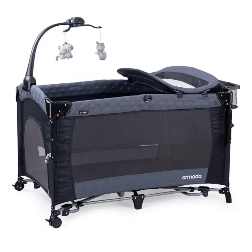 Prego 8067 Armada Anne Yanı Oyun Parkı 70x120 cm Füme - 1