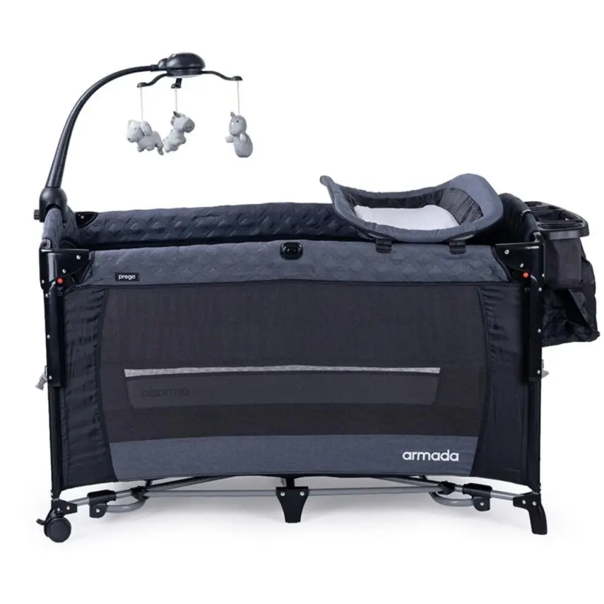 Prego 8067 Armada Anne Yanı Oyun Parkı 70x120 cm Füme - 4