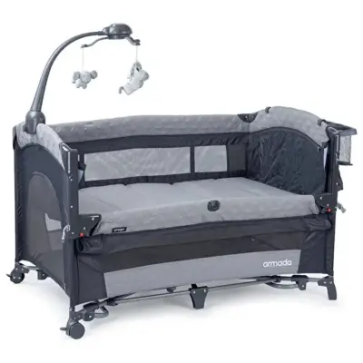 Prego 8067 Armada Anne Yanı Oyun Parkı 70x120 cm Gri (1)