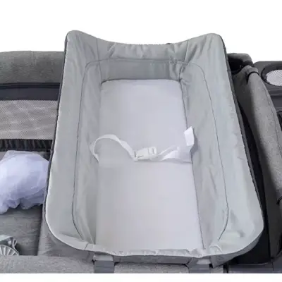 Prego 8069 Elips Plus Anne Yanı Oyun Parkı 70x120 cm Gri - 7