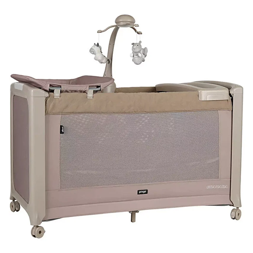 Prego 8077 Granada Anne Yanı Oyun Parkı 60x120 cm Bej - 1