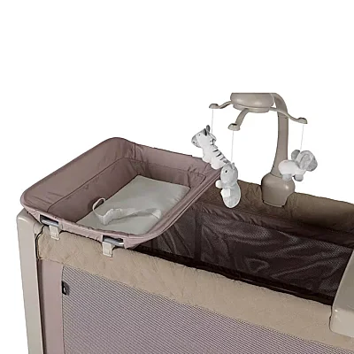 Prego 8077 Granada Anne Yanı Oyun Parkı 60x120 cm Bej - 5