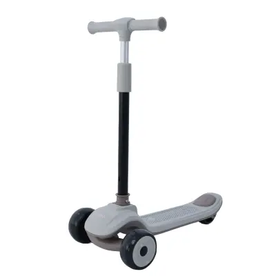 Prego Bluetooth Özellikli Işıklı Katlanabilir Nitro Scooter  Bej - 12