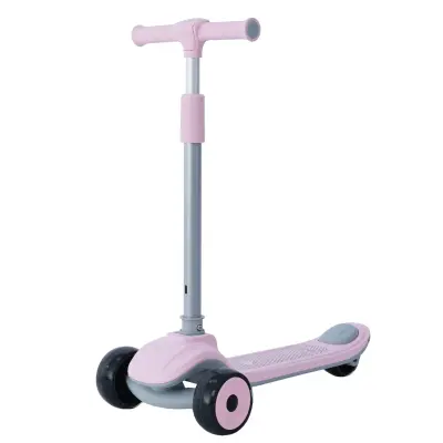 Prego Bluetooth Özellikli Işıklı Katlanabilir Nitro Scooter Pembe - 11