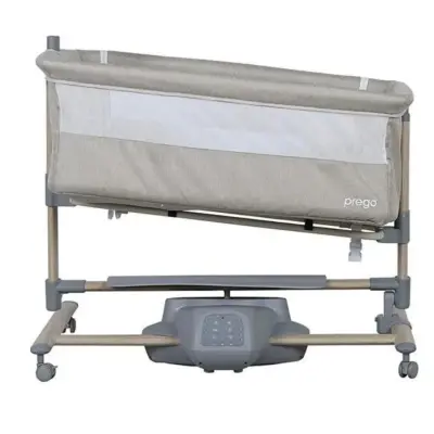 Prego Carmela Anne Yanı Elektrikli Uzaktan Kumandalı Dönenceli Beşik- Bej - 6