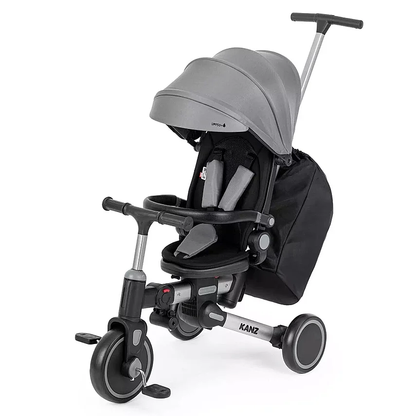 Kanz Trail Elite 7 in 1 Katlanabilir Çocuk Bisikleti Gri - 2