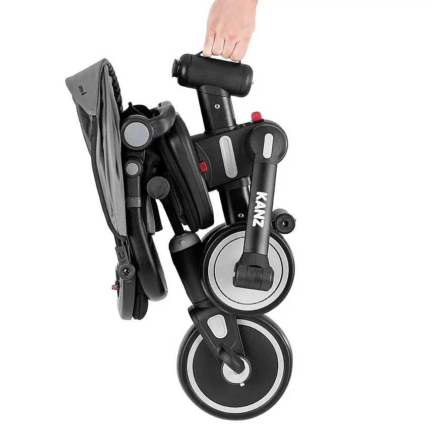 Kanz Trail Elite 7 in 1 Katlanabilir Çocuk Bisikleti Gri - 6