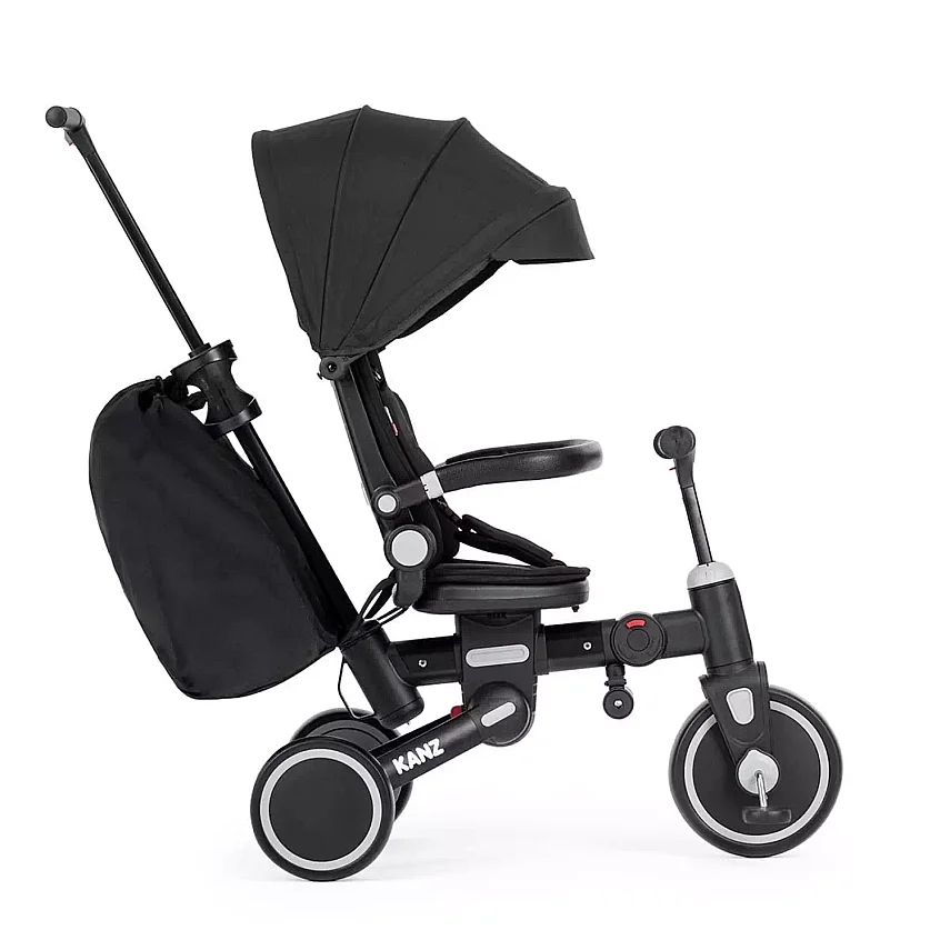 Kanz Trail Elite 7 in 1 Katlanabilir Çocuk Bisikleti Siyah - 4
