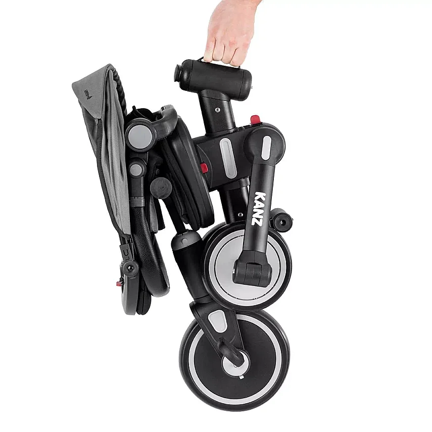 Kanz Trail Elite 7 in 1 Katlanabilir Çocuk Bisikleti Siyah - 8