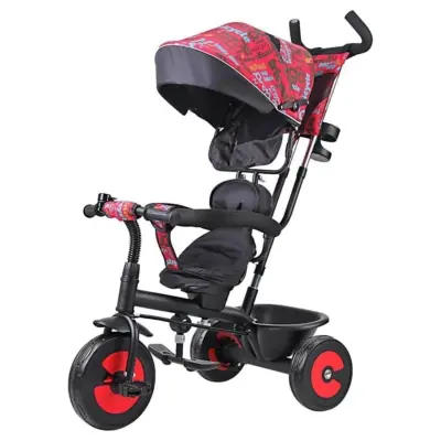 Prego Happy Dino İtmeli Bisiklet Kırmızı