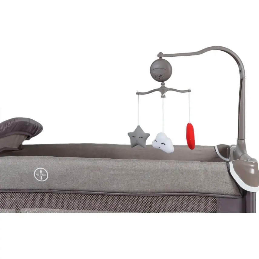 Prego Havana Oyuncaklı Ara Katlı Oyun Parkı 70X120 Cm Bej - 3