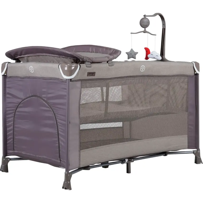 Prego Havana Oyuncaklı Ara Katlı Oyun Parkı 70X120 Cm Bej - 1