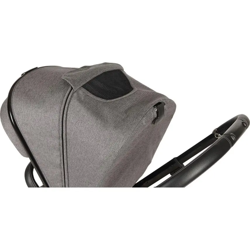 Prego Ibiza Plus Çift Yönlü Travel Sistem İkiz Bebek Arabası Gri 2223 - 8