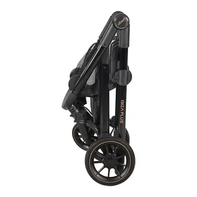 Prego Ibiza Plus Çift Yönlü Travel Sistem İkiz Bebek Arabası Siyah 2223 - 3