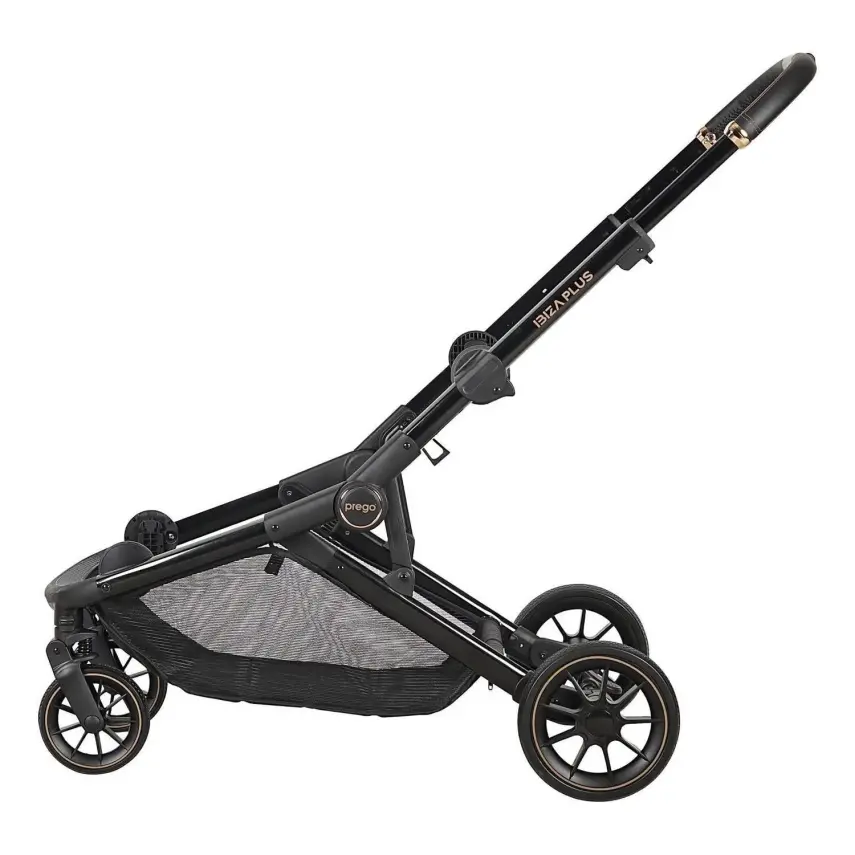 Prego Ibiza Plus Çift Yönlü Travel Sistem İkiz Bebek Arabası Siyah 2223 - 7