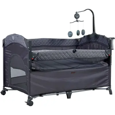 Prego  Miami Plus Anne Yanı Oyun Parkı 70x120 cm Füme 8044 - 5