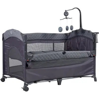 Prego  Miami Plus Anne Yanı Oyun Parkı 70x120 cm Füme 8044 - 2