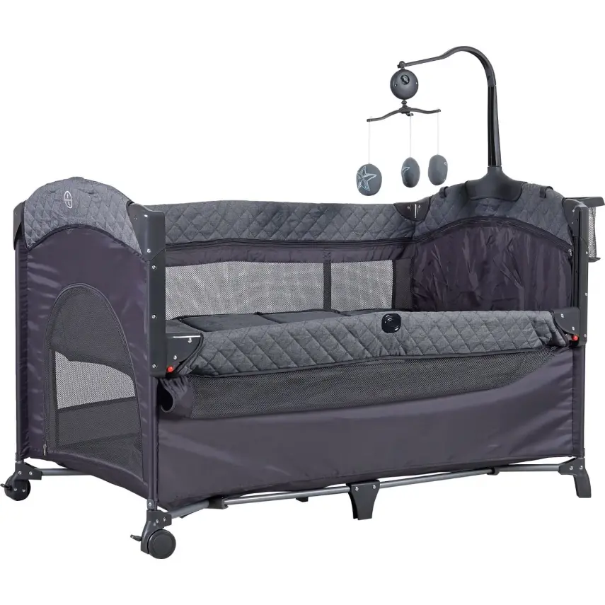 Prego  Miami Plus Anne Yanı Oyun Parkı 70x120 cm Füme 8044 - 2