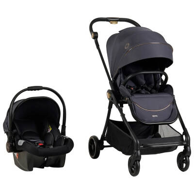 Prego Toronto Plus Çift Yönlü Travel Sistem-Seyahat Sistem Bebek Arabası Füme 2232 - 1