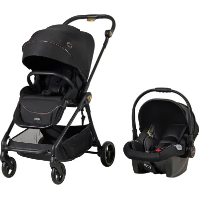 Prego Toronto Plus Çift Yönlü Travel Sistem-Seyahat Sistem Bebek Arabası Siyah 2232 - 2