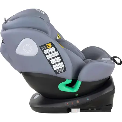 Prego Tronfix 360° Dönebilen Isofixli I-Size Oto Koltuğu 0-36 Kg Gri Q9004 - 12