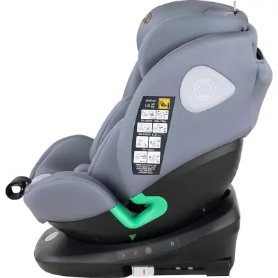 Prego Tronfix 360° Dönebilen Isofixli I-Size Oto Koltuğu 0-36 Kg Gri Q9004 - 7