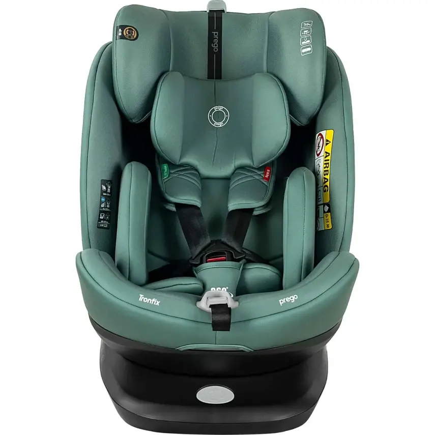 Prego Tronfix 360° Dönebilen Isofixli I-Size Oto Koltuğu 0-36 Kg Yeşil Q9004 - 3