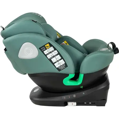 Prego Tronfix 360° Dönebilen Isofixli I-Size Oto Koltuğu 0-36 Kg Yeşil Q9004 - 4