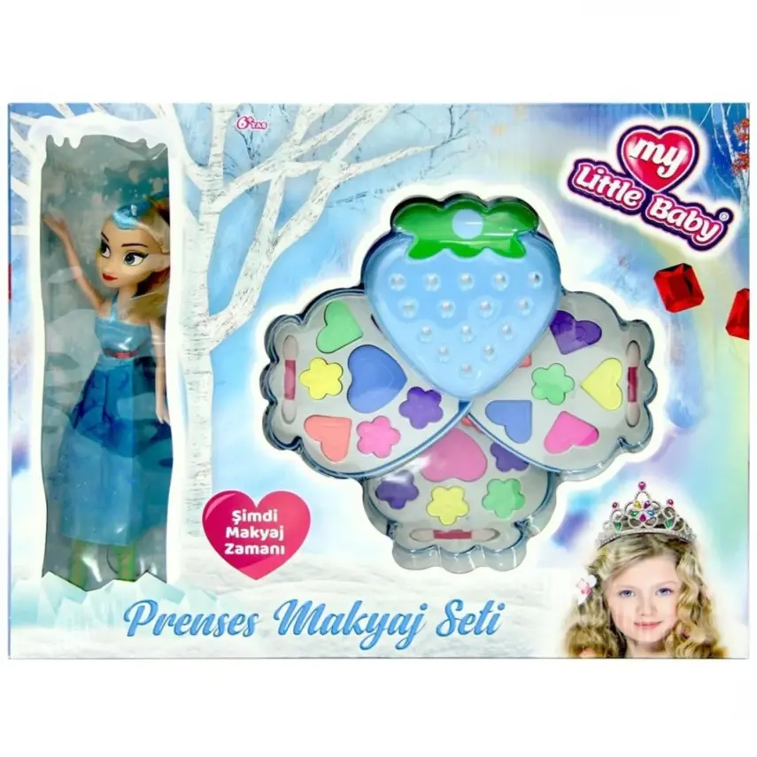 Prenses Kutulu Üçlü Makyaj Seti - 3