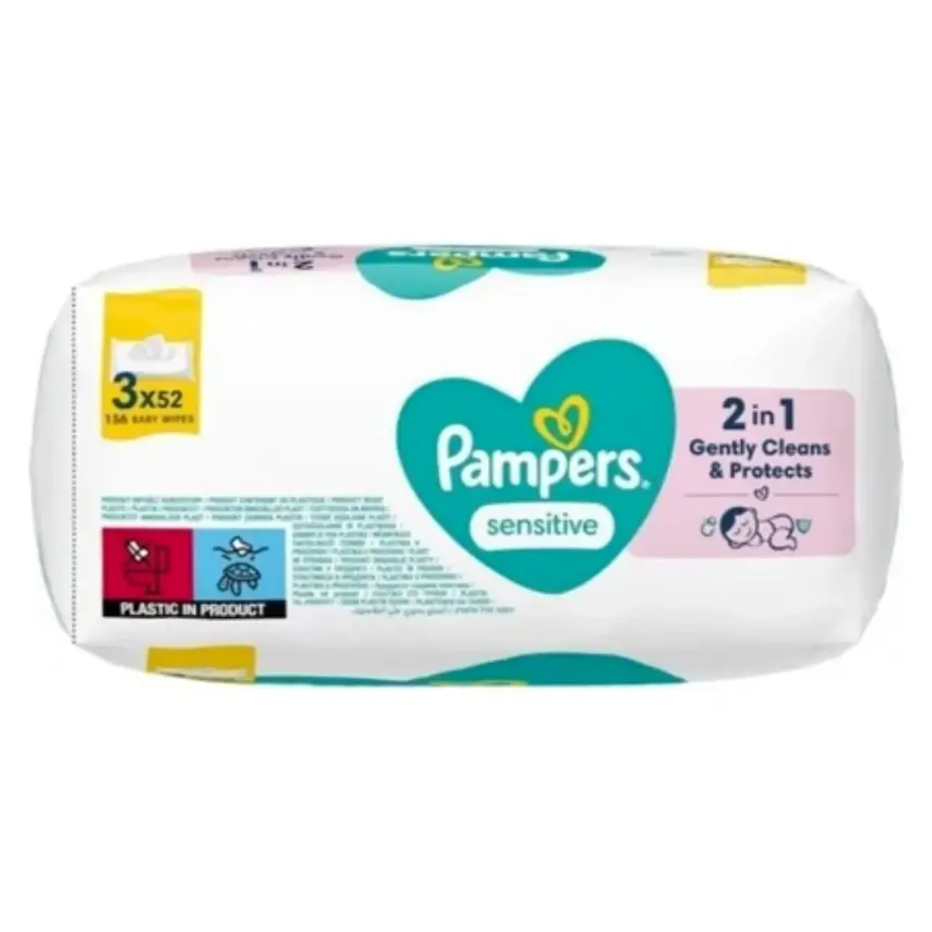Prima Pampers Islak Havlu Sensitive 3x52li - 2