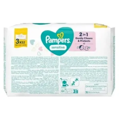 Prima Pampers Islak Havlu Sensitive 3x52li - 3