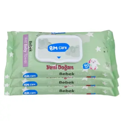 Prima Premium Care Bebek Bezi 2 Beden Mini 4-8 Kg 60Lı Ekonomik  Bm Care Yenidoğan Islak Mendilli  (1)