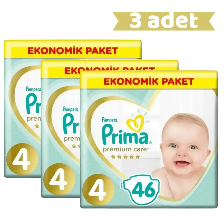 Prima Premium Care Bebek Bezi 4 Beden Maxi 9-14 Kg Ekonomik Paket 138li - 4