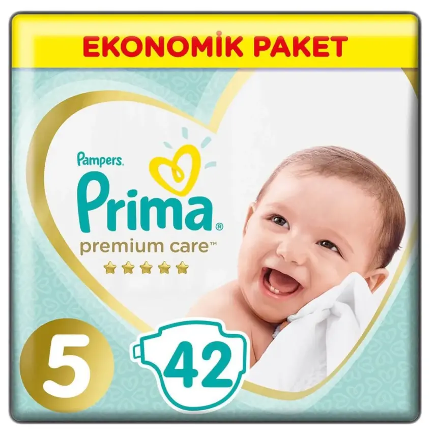Prima Premium Care Bebek Bezi 5 Beden Juniour 18+ Kg 42li Ekonomik Paket - 1