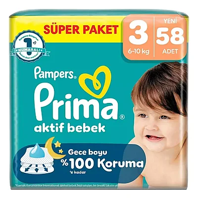 Prima Premium Care Bebek Bezi 6 Beden 13+ Kg 35li Ekonomik Paket
