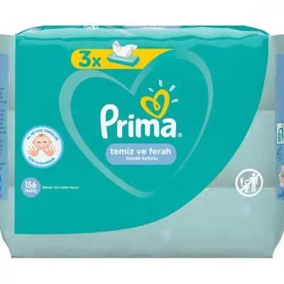 Prima Wipes Baby Fresh Islak Mendil 3x52li - 3