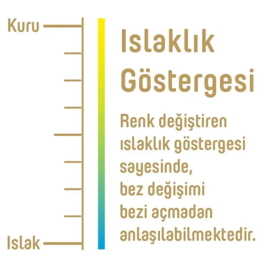 Pure Baby Organik Bebek Bezi 6 Beden XL 60lı Islak Mendil Hediyeli - 7