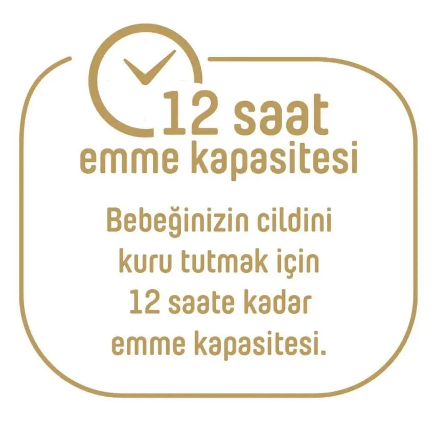 Pure Baby Organik Bebek Bezi 6 Beden XL 60lı Islak Mendil Hediyeli - 12