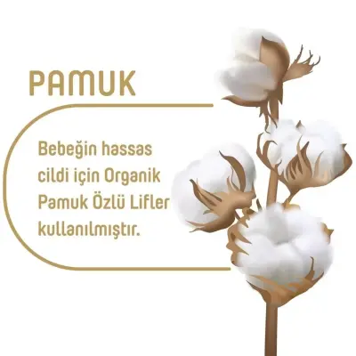 Pure Baby Organik Pamuklu Bebek Islak Havlu 90lı x12 - 3