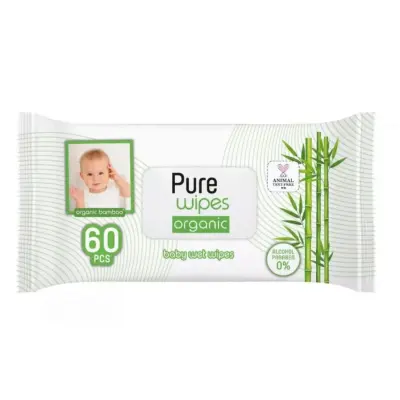 Pure Wipes Bambu Bebek Islak Havlu 3x60lı - 6