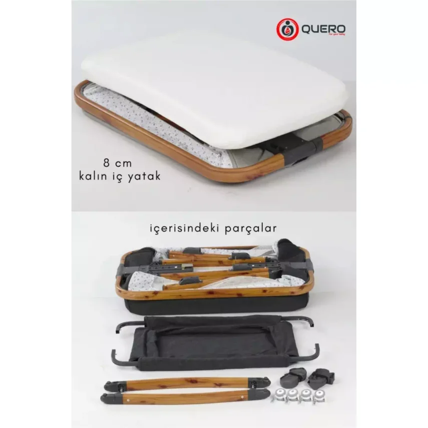 Quero Losa Anne Yanı Beşik Kahverengi - 5