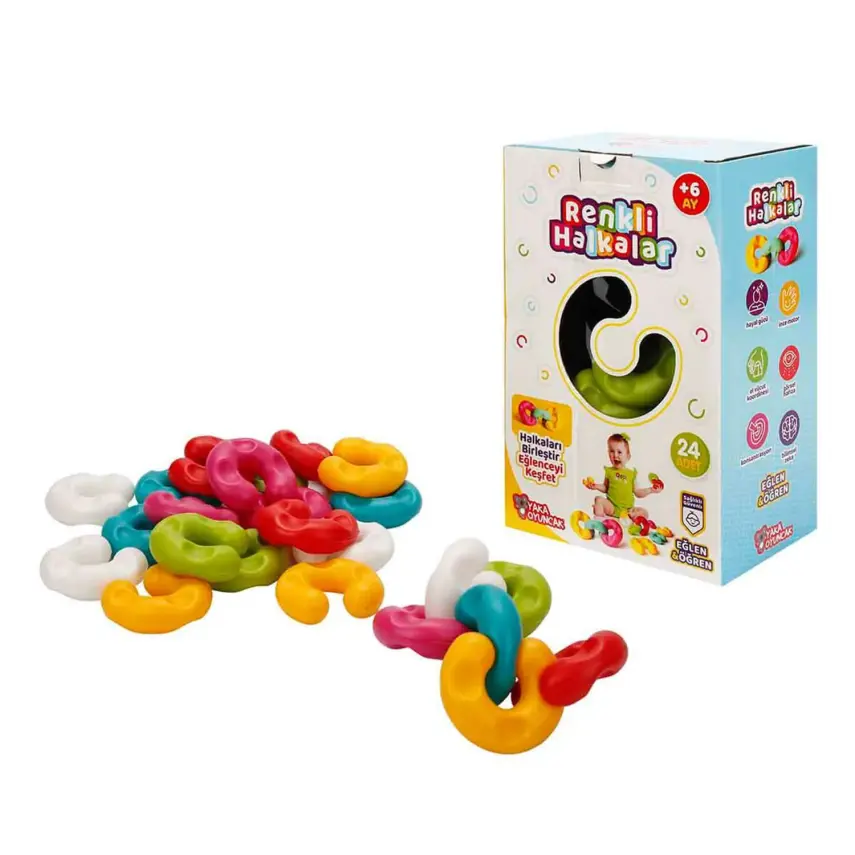 Renkli Halkalar 24 Parça - 1