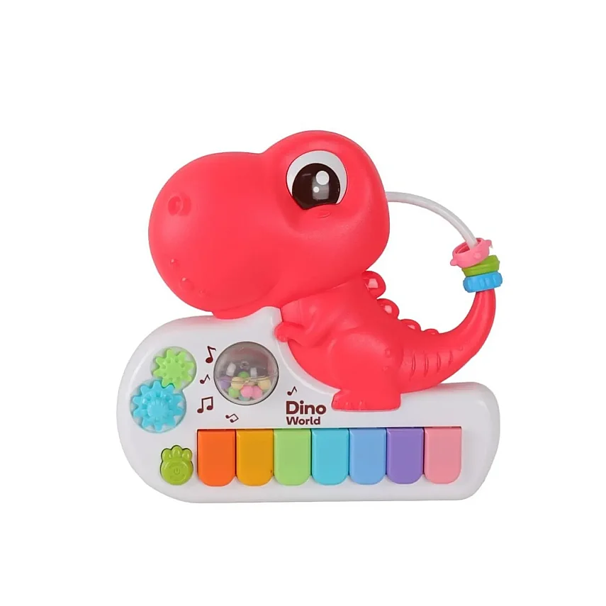 Renkli Dinozor Çıngırak Piano - 1