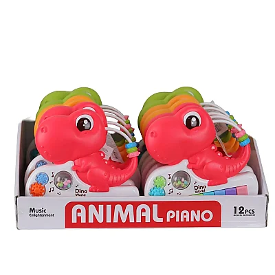 Renkli Dinozor Çıngırak Piano - 4