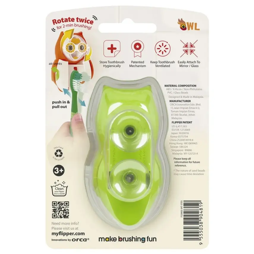 Rocs Flipper Kum Saatli Hijyenik Diş Fırçası Saklama Kabı - 8