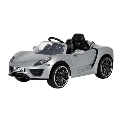 Rollplay Akülü Araba Porsche 918 Spyder Gri (1)